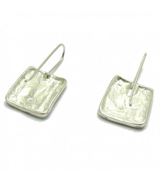 E000639 Handmade sterling silver earrings  solid 925 Empress
